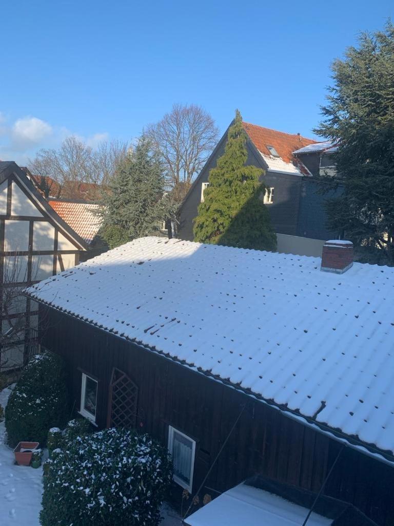 고슬라르 Ackerbuergerhaus Von 1604 아파트 객실 사진